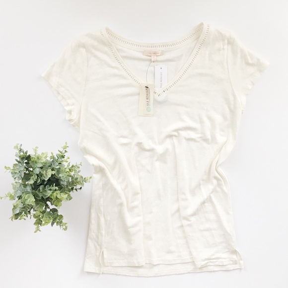 Skies Are Blue Tops - Sale! Skies are Blue Stitch Fix Pacino Linen Tee